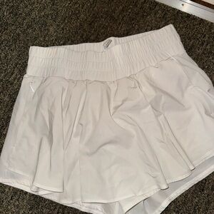 Baleaf Women's White Elastic Waist Skorts